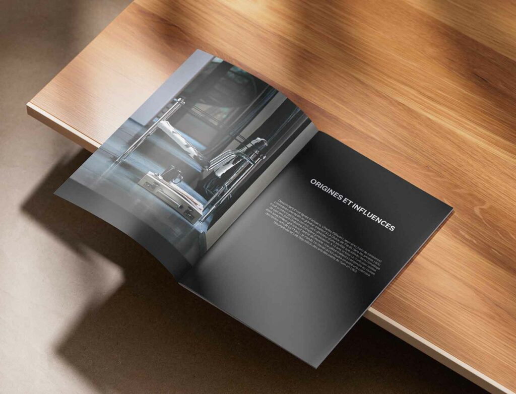 page intérieur du travail de Le Corbusier