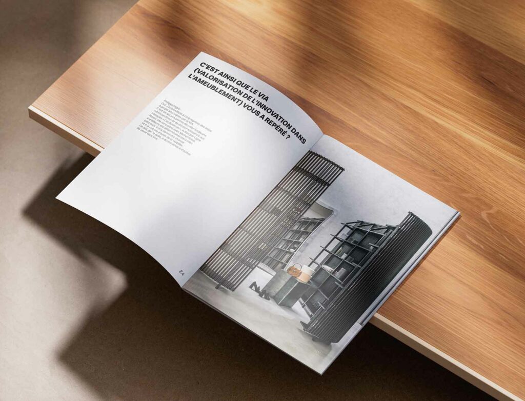 page intérieur du travail de Philippe Nigro